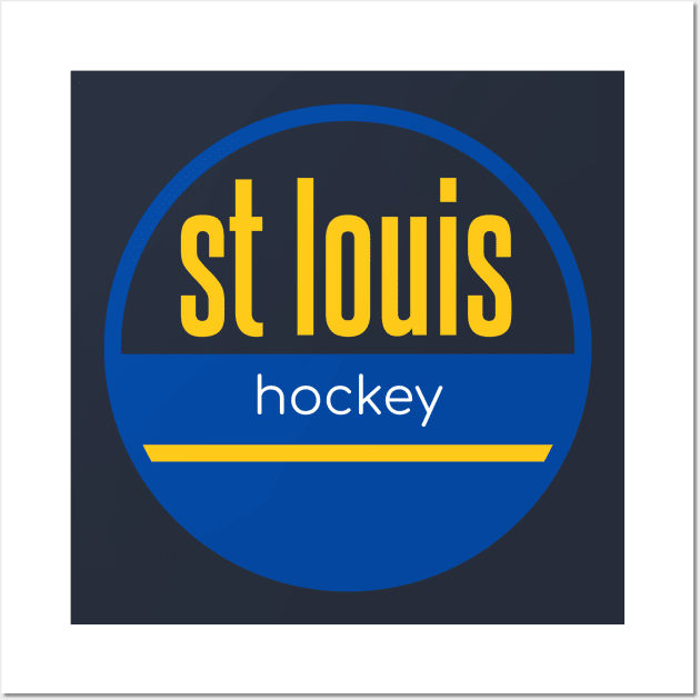 saint louis blues hockey Wall Art by BVHstudio